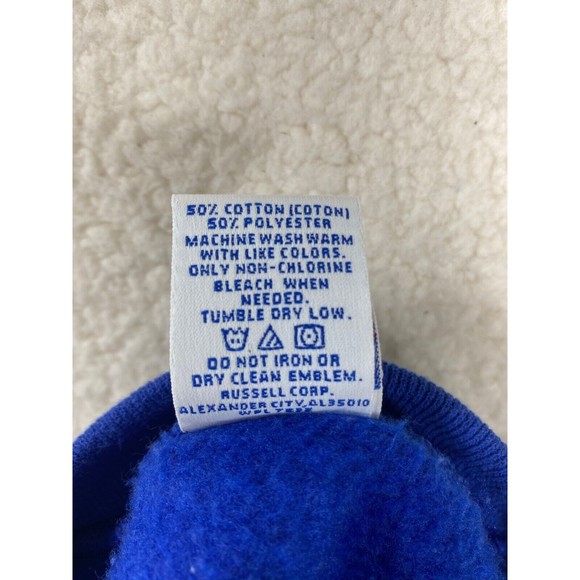 Russell Athletic Pullover Crewneck Men Blue‎ Sweatshirt Sweater  Medium - Picture 7 of 7
